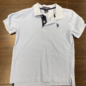 U.S. Polo Assn. Kids Polo Shirt‎ in Soft Blue